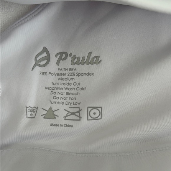 Women's Sports Bra White - Picture 3 of 3